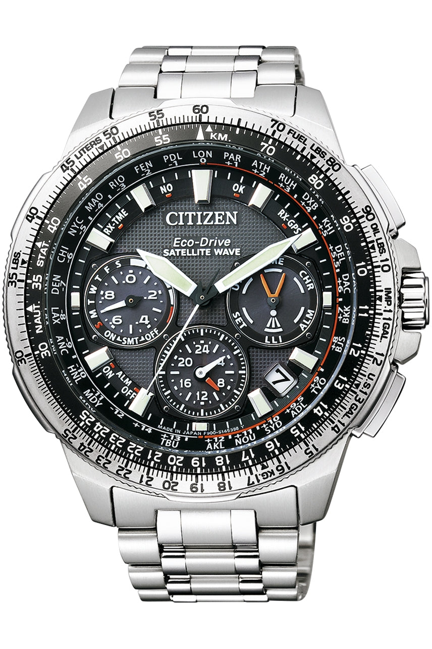 CITIZEN Eco-Drive Satellite Wave Titanium CC9020-54E